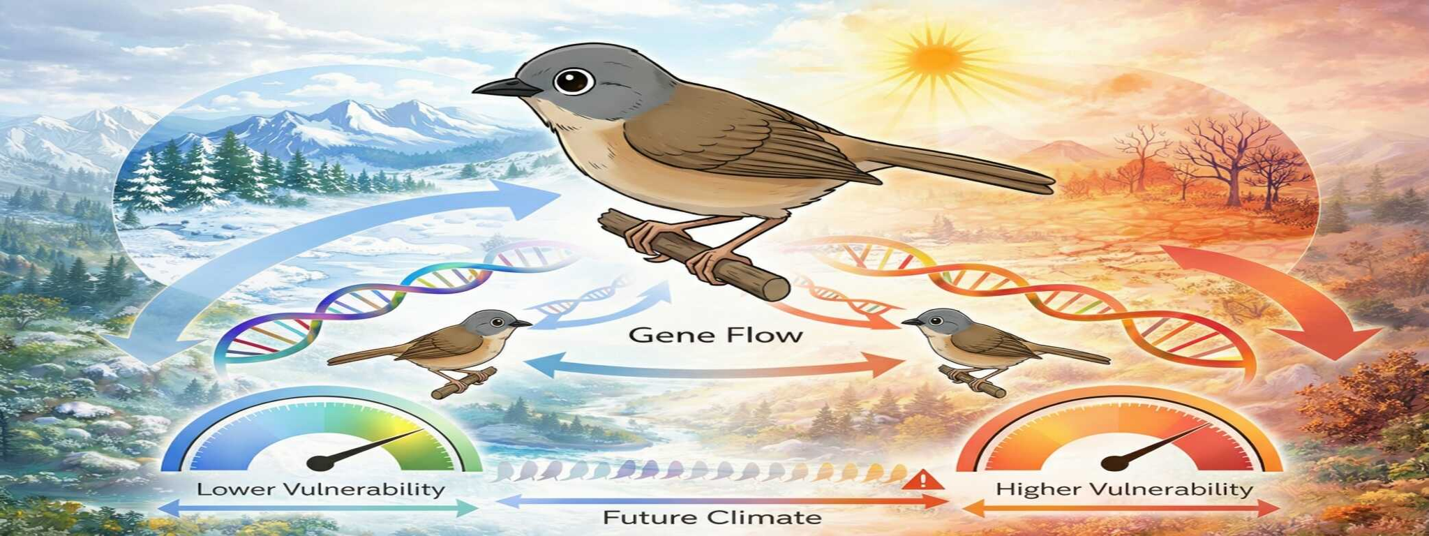 New Study Reveals Hybridization Enhances Montane Birds Adaptation to Climate Change