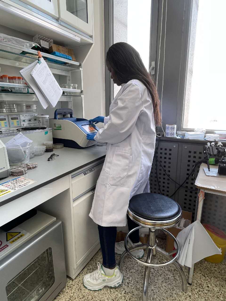 Captured in Molecular lab during RT-PCR