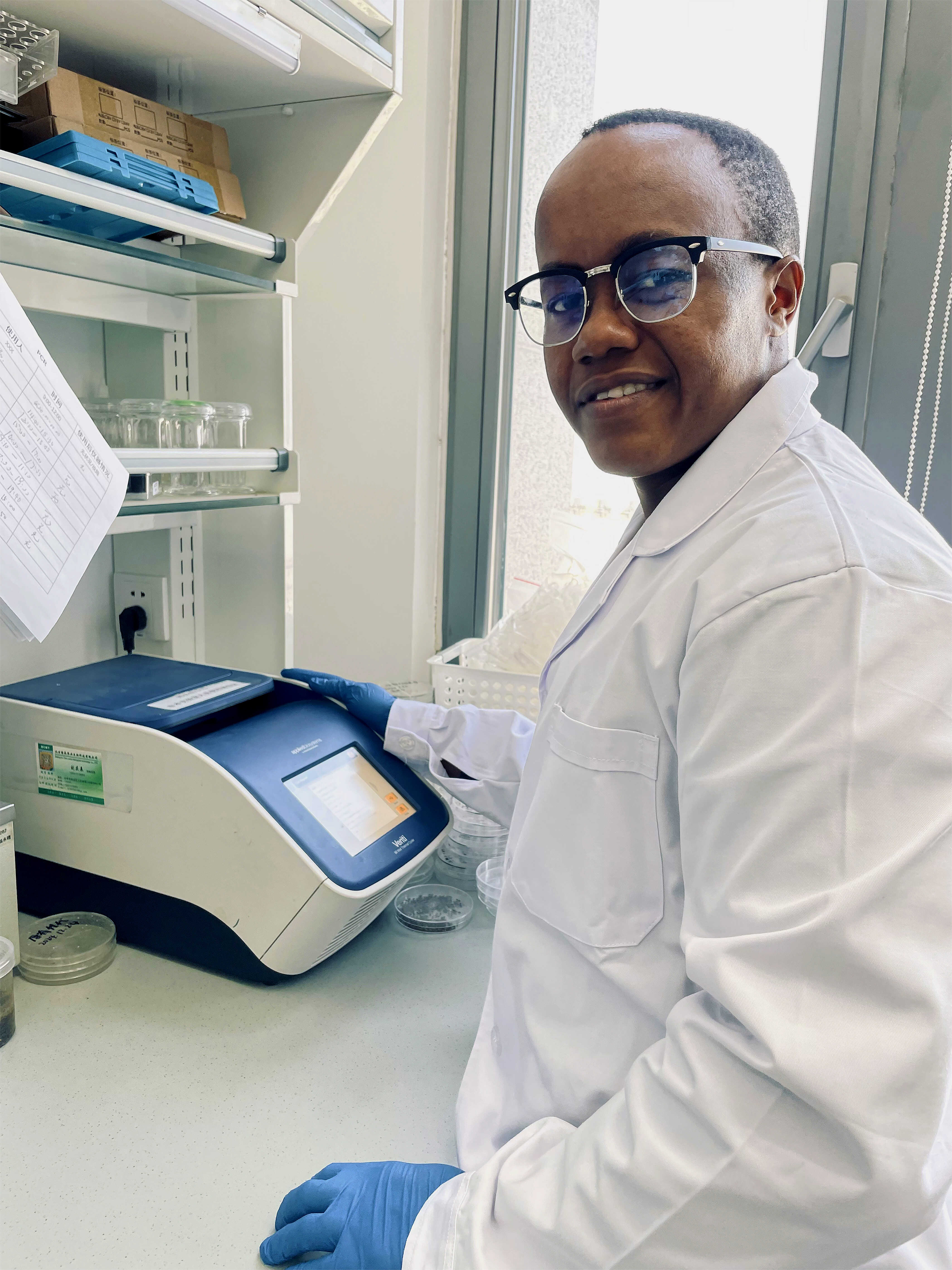 The image was taken during an experiment process in a Molecular Laboratory while performing a qPCR process.